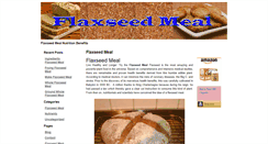 Desktop Screenshot of flaxseedmeal.net